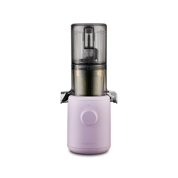 Lavender Hurom H310A compact self-feeding slow juicer